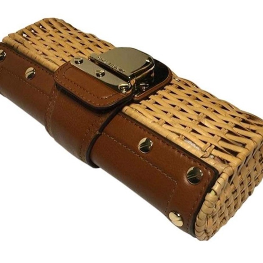Michael Kors Santorini Rattan Clutch